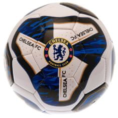 FAN SHOP SLOVAKIA Futbalová lopta Chelsea FC, bielo-čierna, veľ. 5