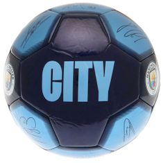 FAN SHOP SLOVAKIA Futbalová lopta Manchester City FC, modrý, veľ. 5