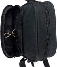 MEATFLY Pánska crossbody taška Hardy, Black