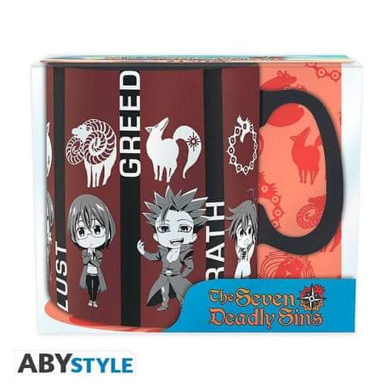 AbyStyle The Seven Deadly Sins Keramický hrnček 460 ml - Chibi sins