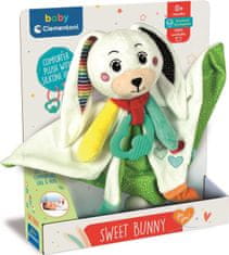 Clementoni BABY Plyšový maznáčik Sladký Bunny