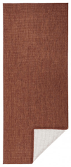 NORTHRUGS Kusový koberec Twin-Wendeteppiche 103098 terra creme – na von aj na doma 80x150