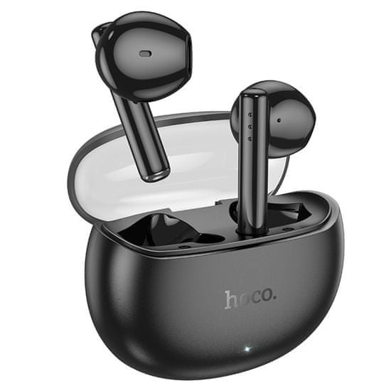 Hoco Wireless Earbuds Crystal (EW38) - TWS, Bluetooth 5.3, Hi-Fi Sound, Stereo, Touch Control - Black