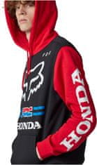 FOX mikina HONDA Fleece flame černo-modro-červená L