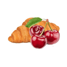 Ligos Croissant La Crema de Alva, Višňový 65g