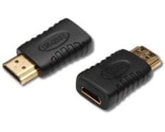 PremiumCord Adapter mini HDMI-C - HDMI-A F/M
