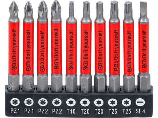 Autonar czech BGS Technic BGS 4831 Súprava protišmykových bitov, magnetická, 70 mm (10 dielna)