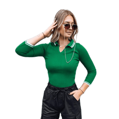 Dstreet Dámsky sveter SHADOW zelený my2144 Univerzálne