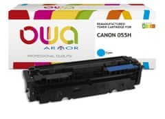 Armor OWA toner kompatibilný s Canon CRG-055H C, 5900st, modrá/cyan