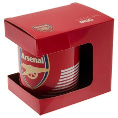 FAN SHOP SLOVAKIA Keramický Hrnček Arsenal FC, červený, farebný znak, 315 ml