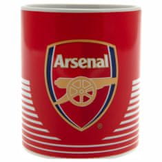 FAN SHOP SLOVAKIA Keramický Hrnček Arsenal FC, červený, farebný znak, 315 ml