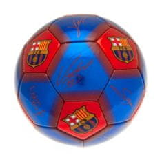 FAN SHOP SLOVAKIA Futbalová Lopta FC Barcelona, Podpisy, Modrý, 32 panelov, Veľ. 1