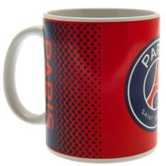 FAN SHOP SLOVAKIA Keramický hrnček Paris Saint Germain FC, červený, farebný PSG, 315 ml