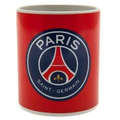 FAN SHOP SLOVAKIA Keramický hrnček Paris Saint Germain FC, červený, farebný PSG, 315 ml