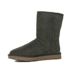 Ugg Australia Členkové topánky zelená 38 EU Classic Short Ii Forest Night