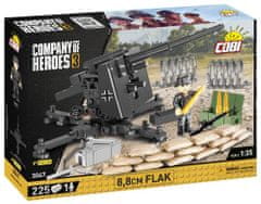 Cobi 3047 COH 8,8 cm Flak, 1:35, 225 k, 1 f