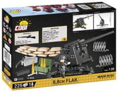 Cobi 3047 COH 8,8 cm Flak, 1:35, 225 k, 1 f