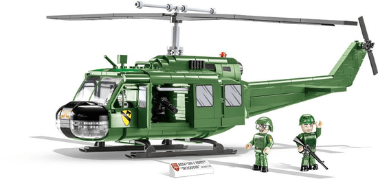 Cobi 2423 Vietnam War Bell UH-1 HUEY IROQUOIS, 1:32, 656 k, 2 f