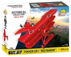 Cobi 2986 Great War Fokker Dr. Aj Red Baron, 1:32, 174 k, 1 f