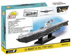 Cobi 4847 II WW U-Boot U-96 typ VIIC, 1:144, 444 k