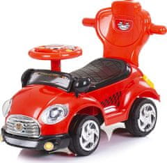 Chipolino Odrážadlo so strieškou a vodiacou tyčou Super car Red