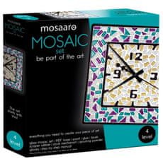 MOSAARO Sada na výrobu mozaiky - Hodiny štvorcové