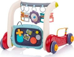 Chipolino Baby Fitness Multicolor - Hracia podložka a chodítko 3v1