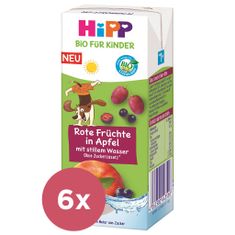HiPP 6x BIO Nápoj Jemné jablko a ovocie s neperlivou pramenitou vodou 200ml od 1 roka