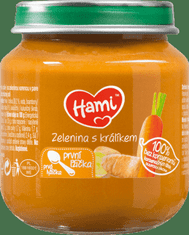 Hami Zelenina s králikom (125 g) - mäsovo-zeleninový príkrm