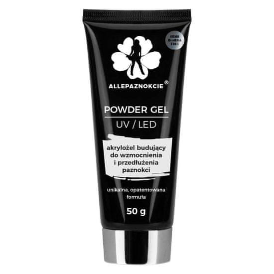 MH Star Akrylgel Powder Gél stavebný Hema/DiHema free 50g Clear číry