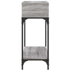 Petromila vidaXL Konzolový stolík sivý sonoma 100x30,5x75 cm kompozitné drevo
