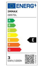 Immax LED kozmetické zrkadlo FACE 3v1/ stojan s Qi nabíjaním/ 18W/ 70lm/ DC 12V/1,5A/ biele