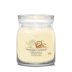 Yankee Candle Aromatická sviečka Signature sklo stredná Banoffee Waffle 368 g