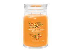 Yankee Candle Farm Fresh Peach sviečka 567g / 2 knôty (Signature veľký)