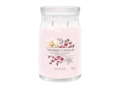 Yankee Candle Pink Cherry & Vanilla sviečka 567g / 2 knôty (Signature veľký)