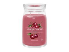 Yankee Candle Black Cherry sviečka 567g / 2 knôty (Signature veľký)