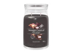 Yankee Candle Aromatická sviečka Signature sklo veľké Black Coconut 567 g