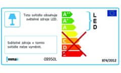 Immax LED stolná lampička Cuckoo/ 5W/ 200lm/ 5V/1A/ 3 stupne stmievania/ sklápacie rameno/ možnosť vypnutia LCD/ USB/ čierna