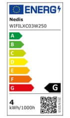 Nedis Wi-Fi chytré dekoratívne LED/ studená biela/ 240 LED's/ Android & iOS/ SmartLife/ 5 m
