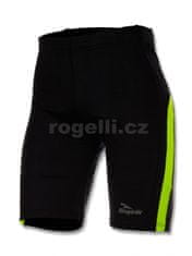 Nohavice krátke pánske Rogelli DIXON čierno/fluoritové - S