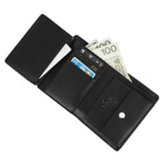 Brødrene Pánska kožená peňaženka E G-06LC RFID BLACK