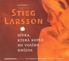Dievča, ktoré koplo do osieho hniezda - Stieg Larsson 2x CD