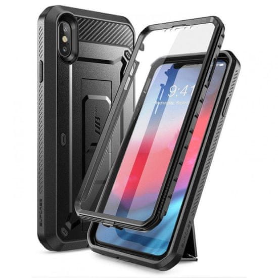 SUPCASE Unicorn Beetle Pro [bez klipu] - iPhone XS Max - čierny