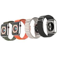 Techsuit Remienok na hodinky (W037) - Apple Watch 1/2/3/4/5/6/7/8/SE/SE 2/Ultra (42/44/45/49 mm) - čierny