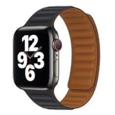 Techsuit Remienok na hodinky (W035) - Apple Watch 1/2/3/4/5/6/7/8/SE/SE 2 (38/40/41 mm) - čierny