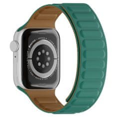 Techsuit Remienok na hodinky (W035) - Apple Watch 1/2/3/4/5/6/7/8/SE/SE 2 (38/40/41 mm) - tyrkysový