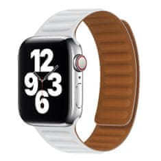 Techsuit Remienok na hodinky (W035) - Apple Watch 1/2/3/4/5/6/7/8/SE/SE 2 (38/40/41 mm) - Biely