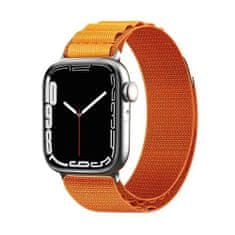 Techsuit Remienok na hodinky (W037) - Apple Watch 1/2/3/4/5/6/7/8/SE/SE 2 (38/40/41 mm) - oranžový