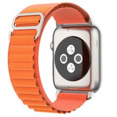 Techsuit Remienok na hodinky (W037) - Apple Watch 1/2/3/4/5/6/7/8/SE/SE 2 (38/40/41 mm) - oranžový