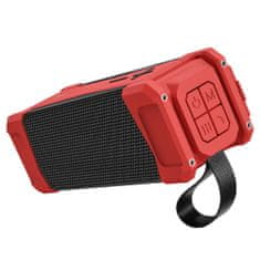 Hoco Wireless Speaker Magic (HC6) - Bluetooth 5.0, FM, TF Card, U Disk, AUX, TWS, 20W, 4000mAh - Red